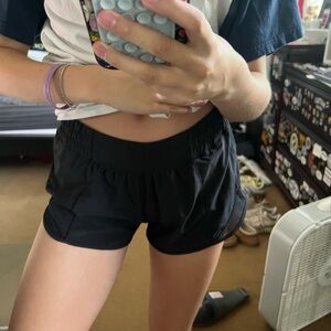 #2 black hotty hot low rise shorts 2.5”